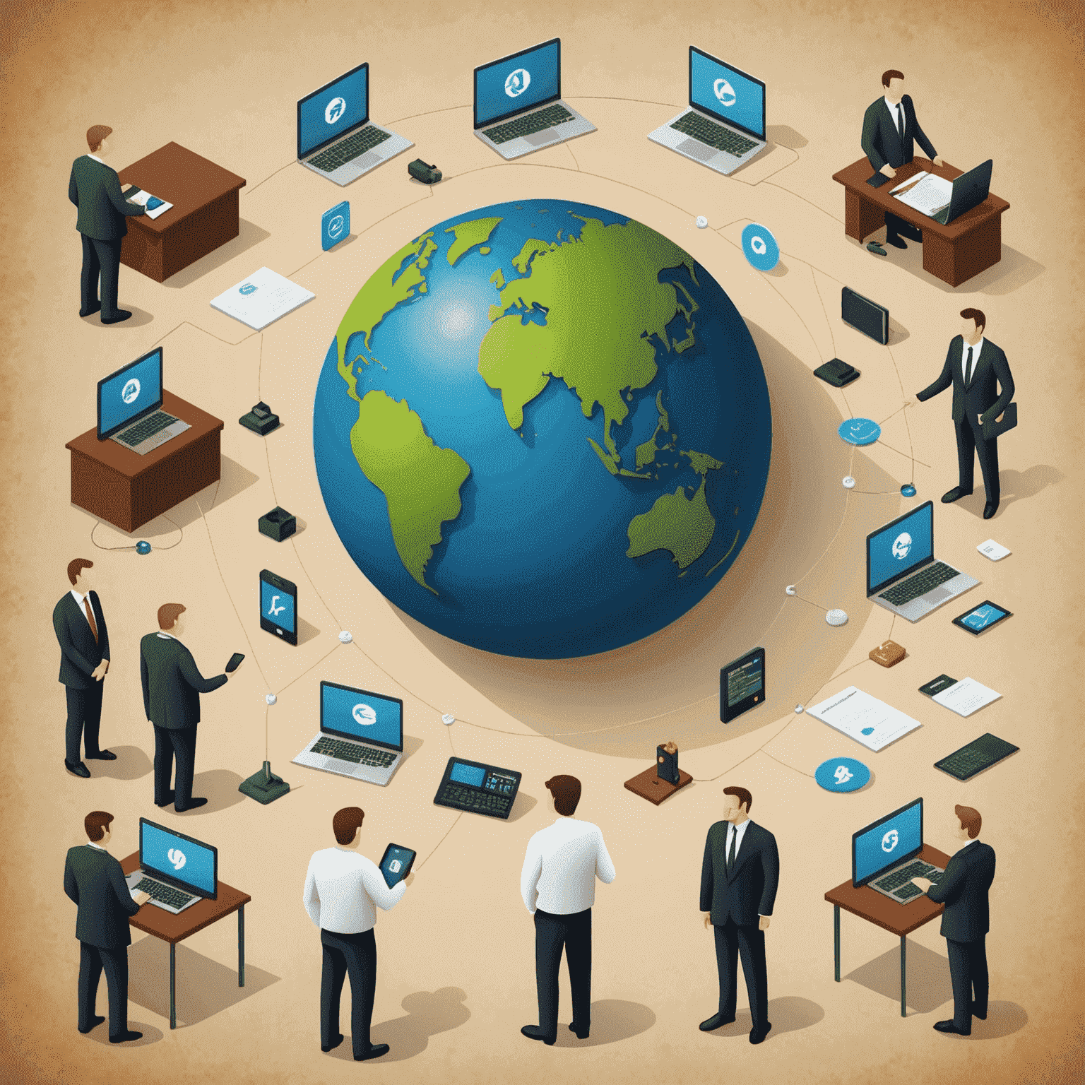 Illustration representing the importance of ethics and social responsibility in the IT industry